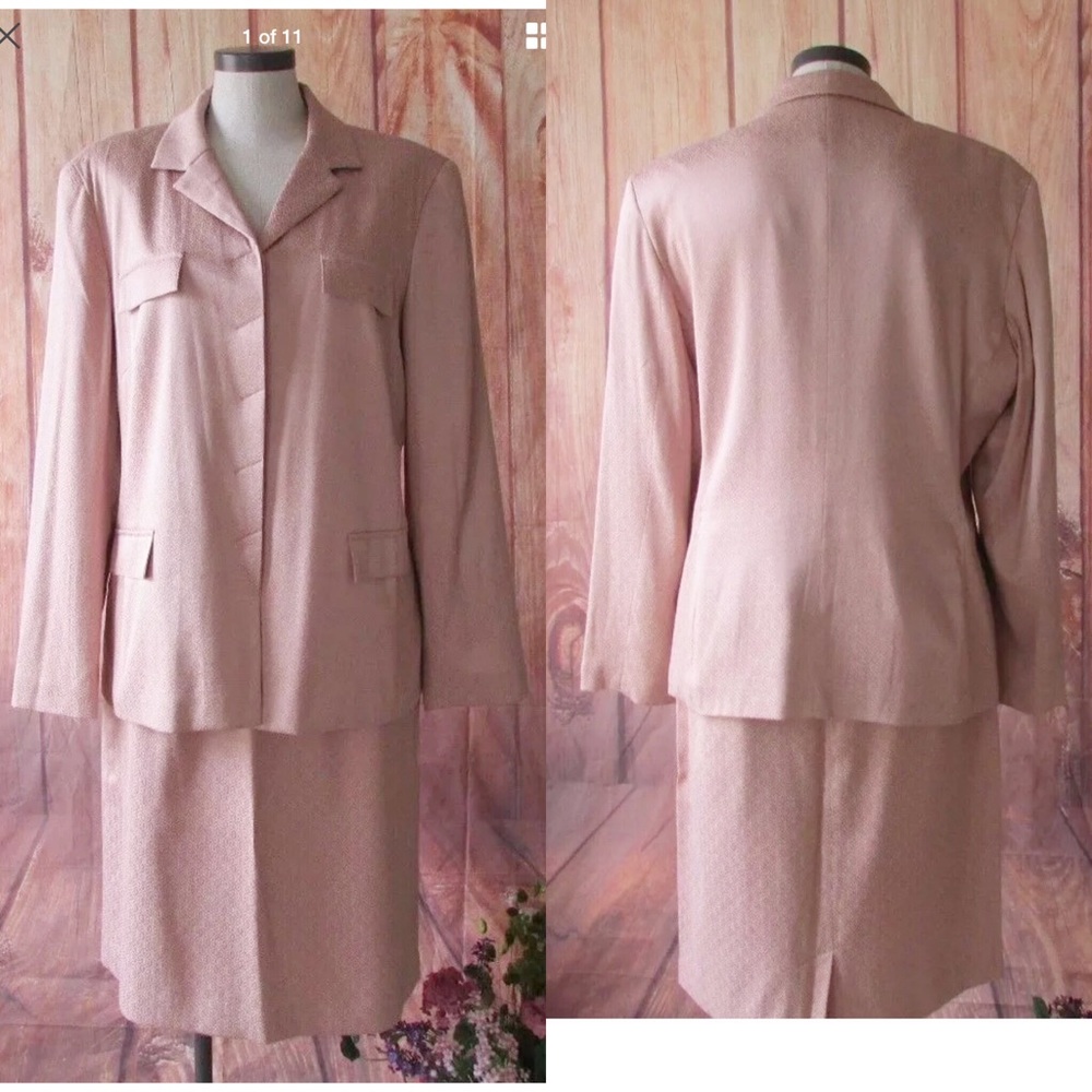 NORTON MCNAUGHTON Size 14 Skirt suit
